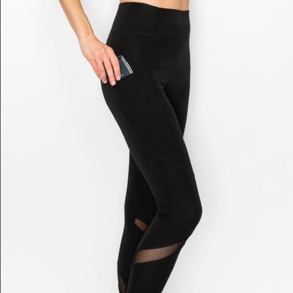 Calve Mesh Pocket Legging - Picture 1 of 8